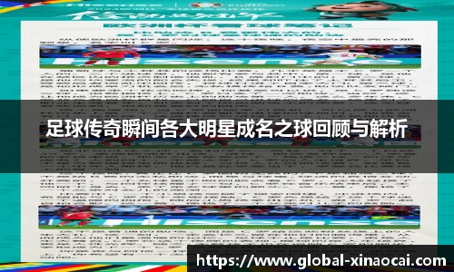 足球传奇瞬间各大明星成名之球回顾与解析
